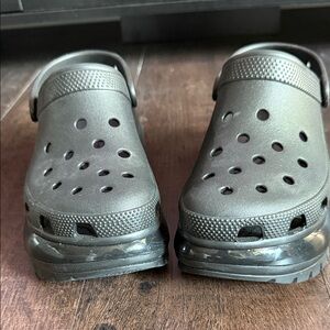 CROCS Gray Mules & Clogs